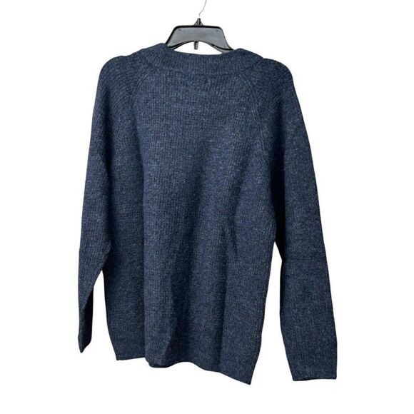 Style & Co Thermal Knit Sweater, Dark Sky Heather, XL - Picture 8 of 10